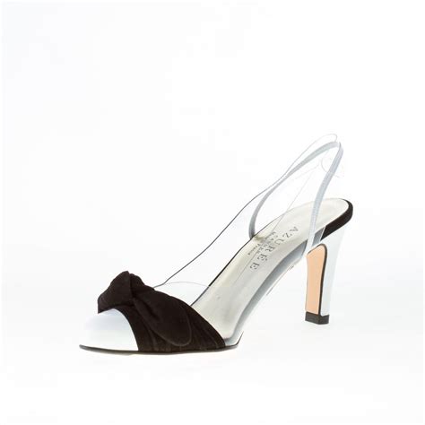 scarpa chanel bianca e nero